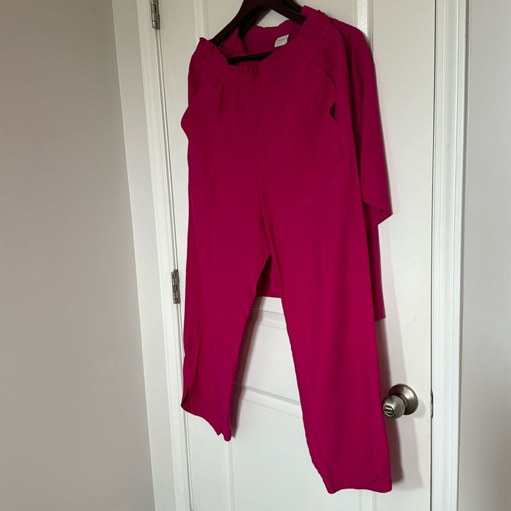 High Rise Ankle Crepe Pants A New Day